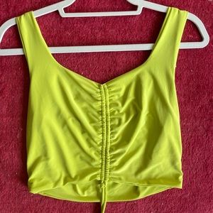 Lime Green Crop Top